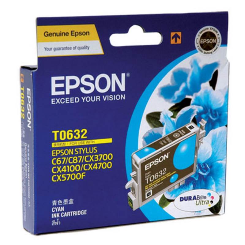 Epson T0632 Stylus Cyan Ink 380 pages (T063290)(T063290) - 1