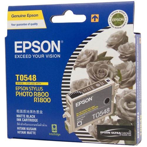 Epson T0548 Stylus Matte Black Ink 550 pages (T054890)(T054890) - 1