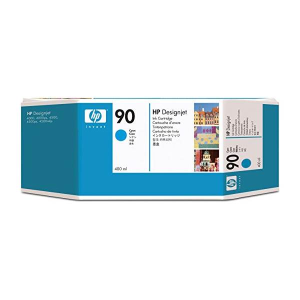HP 90 Cyan 400ml Ink Cartridge (C5061A)(C5061A) - 1