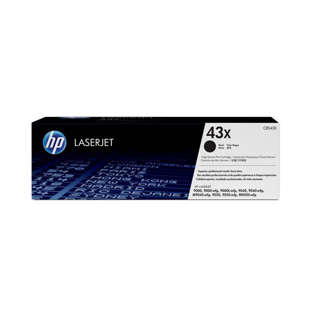HP 43X Black Toner Cartridge 30K pages (C8543X)(C8543X) - 1