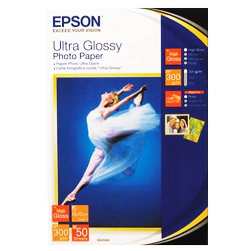 Epson Ultra Glossy Photo Paper 4"x6" x 50 (S041943)(S041943) - 1