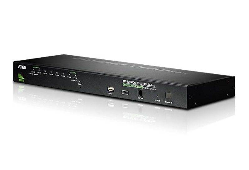 ATEN CS1708A 8 Port PS/2-USB VGA KVM Switch with Daisy-Chain Ports(CS1708A-AT-U) - 1