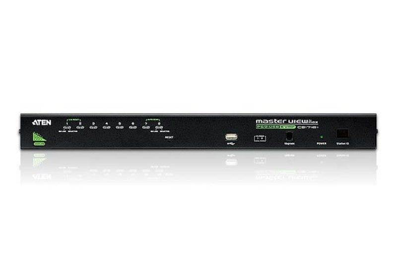 ATEN CS1708A 8 Port PS/2-USB VGA KVM Switch with Daisy-Chain Ports(CS1708A-AT-U) - 2