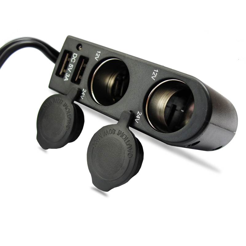 Mbeat 3A/15W Dual Port USB and Cigarette Lighter Charger(USB-C202) - 3