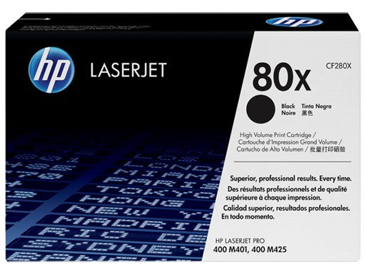 HP 80X Black LaserJet Toner Cartridges (CF280X)(CF280X) - 1