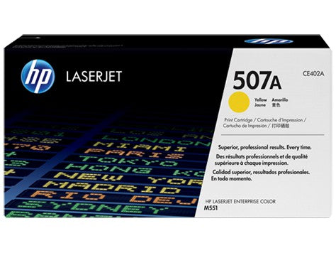 HP 507A Yellow LaserJet Toner Cartridge (CE402A)(CE402A) - 1