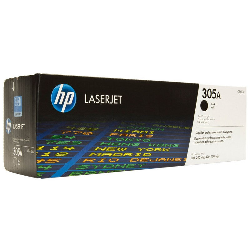 HP 305A Black LaserJet Toner Cartridge (CE410A)(CE410A) - 1