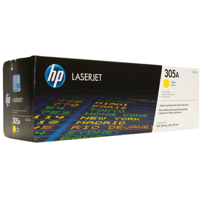 HP 305A Yellow LaserJet Toner Cartridge (CE412A)(CE412A) - 1