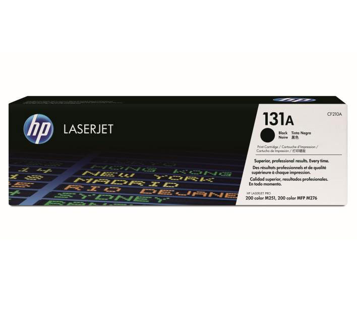 HP 131A Black LaserJet Toner Cartridge (CF210A)(CF210A) - 1