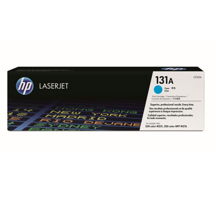 HP 131A Cyan LaserJet Toner Cartridge (CF211A)(CF211A) - 1