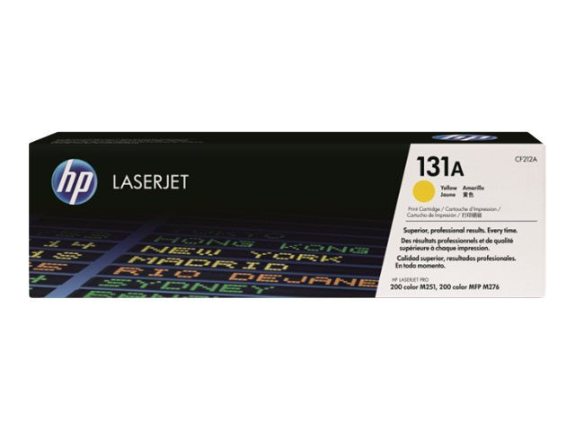 HP 131A Yellow LaserJet Toner Cartridge (CF212A)(CF212A) - 1