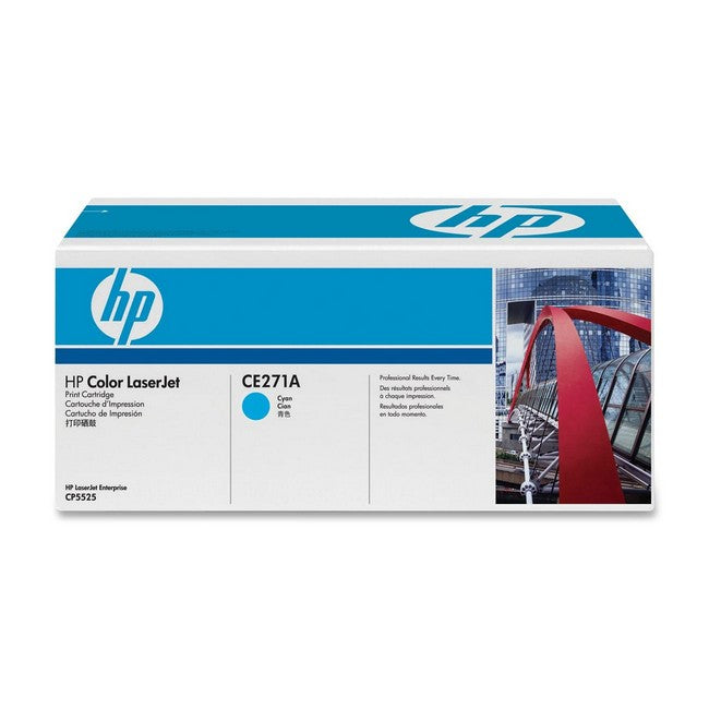 HP 650A Cyan LaserJet Toner Cartridge (CE271A)(CE271A) - 1
