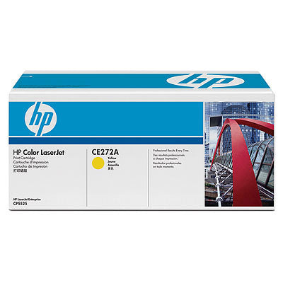 HP 650A Yellow LaserJet Toner Cartridge (CE272A)(CE272A) - 1