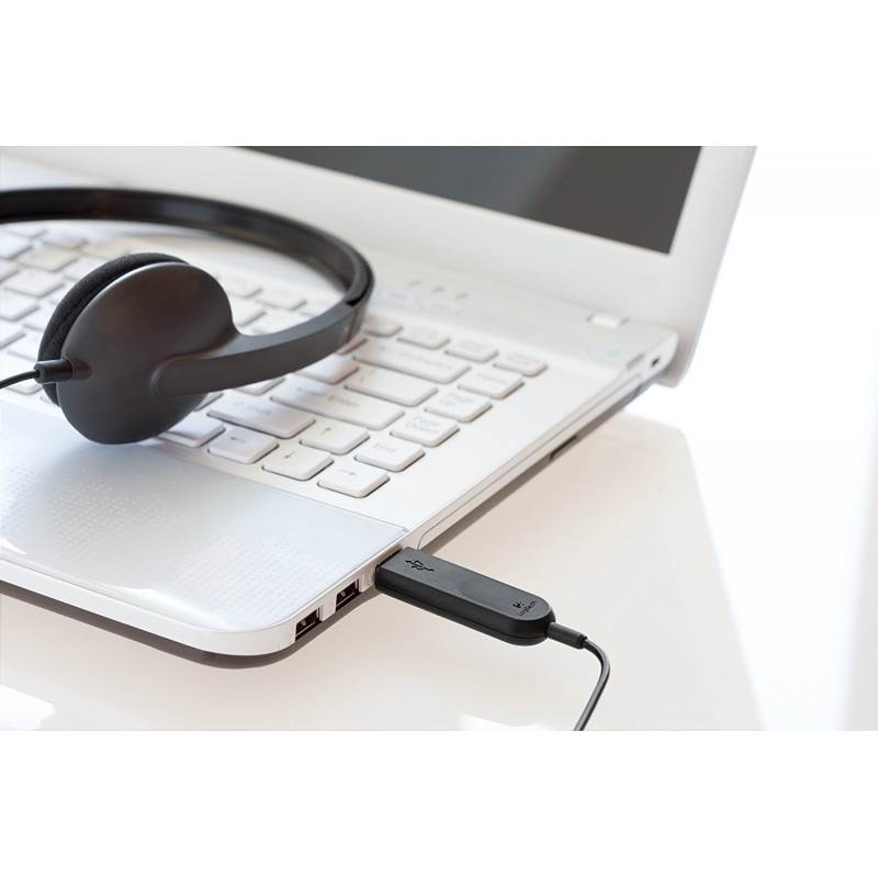 Logitech H340 USB Headset Black(981-000477) - 6