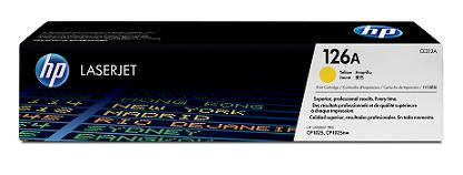 HP 126A Yellow LaserJet Toner Cartridge (CE312A)(CE312A) - 1