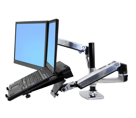 Ergotron 45-248-026 LX Dual Stacking Arm(45-248-026) - 2