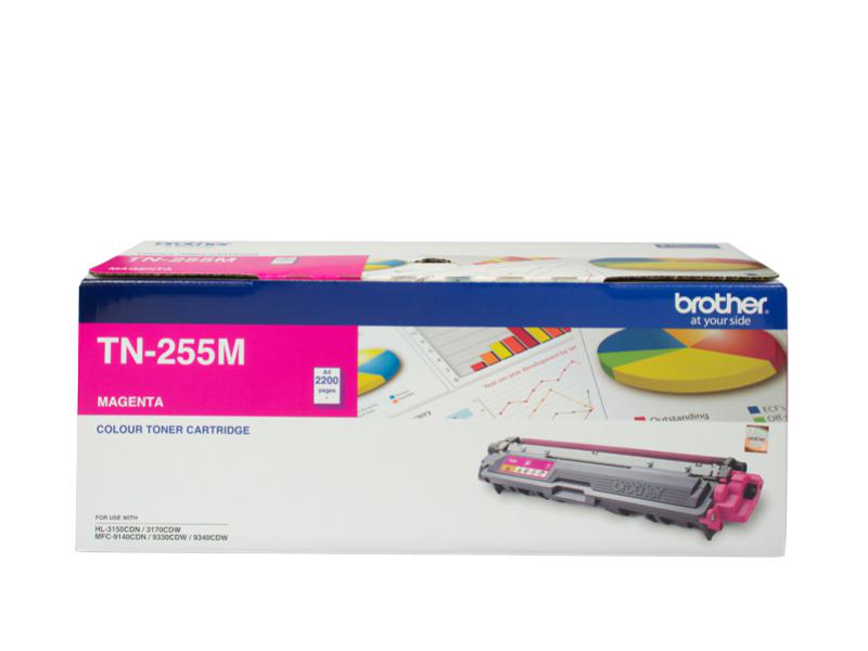 Brother TN-255M High Yield Magenta Toner - Up to 2,200 Pages(TN-255M) - 1