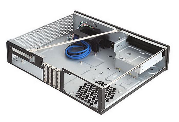 SilverStone ML04B Black Slim HTPC Case(SST-ML04B) - 4