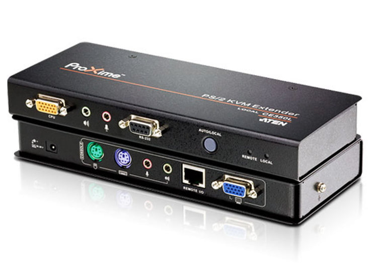 ATEN CE350 PS/2 VGA KVM Console Extender w/ Audio & RS232 - 1920x1200(CE350-AT-U) - 1