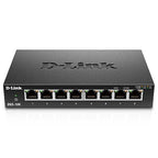 D-Link DGS-108 8-Port Gigabit Desktop Switch (Metal Housing)(DGS-108) - 3