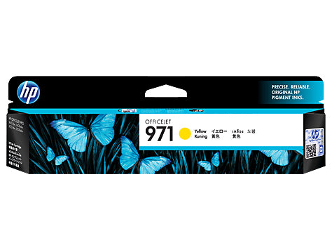 HP 971 Yellow Original Ink Cartridge, up to 2500 pages (CN624AA)(CN624AA) - 1