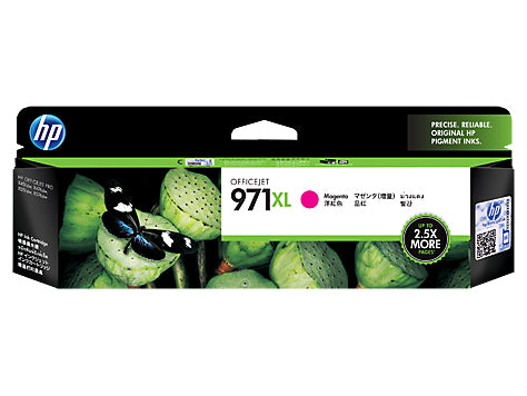 HP 971XL High Yield Magenta Original Ink Cartridge, up to 6600 pages (CN627AA)(CN627AA) - 1