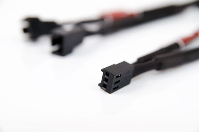 Noctua Black NA-SYC2 11cm 3Pin Fan Power Splitter Cables - 2 Pack(NA-SYC2) - 1