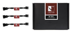 Noctua Black NA-SRC7 11cm 4Pin PWM Fan Low Noise Adapter Cables - 3 Pack(NA-SRC7) - 1