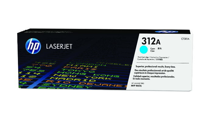 HP CF381A 312A Cyan LaserJet Toner Cartridge(CF381A) - 1