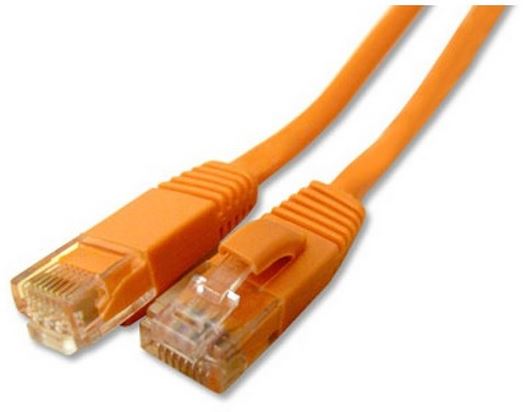 Astrotek UTP Cat 6 Patch cord 26AWG-CU 1m Orange PVC Jacket - AT-RJ45OR6-1M(AT-RJ45OR6-1M) - 1