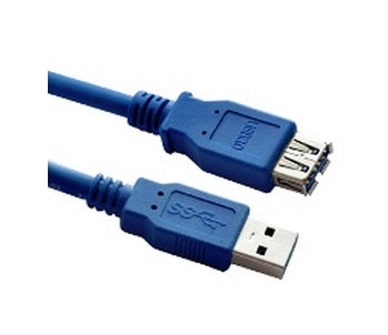Astrotek USB 3.0 A-A Extension Cable Blue 1m - AT-USB3-AA-1M(AT-USB3-AA-1M) - 1