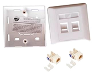 Astrotek 2 Ports Socket Kit for CAT6 - ATP-SC-6-2(ATP-SC-6-2) - 1