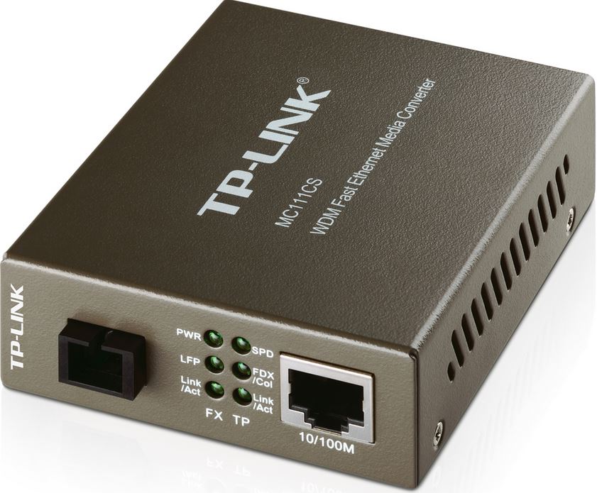 TP-LINK MC111CS 10/100Mbps Single-Mode Media Converter(MC111CS) - 1
