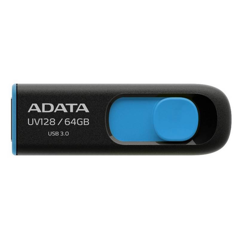 ADATA 64GB UV128 DashDrive USB 3.0 Flash Drive - Blue(AUV128-64G-RBE) - 1