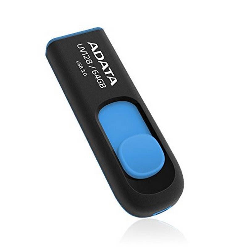 ADATA 64GB UV128 DashDrive USB 3.0 Flash Drive - Blue(AUV128-64G-RBE) - 3
