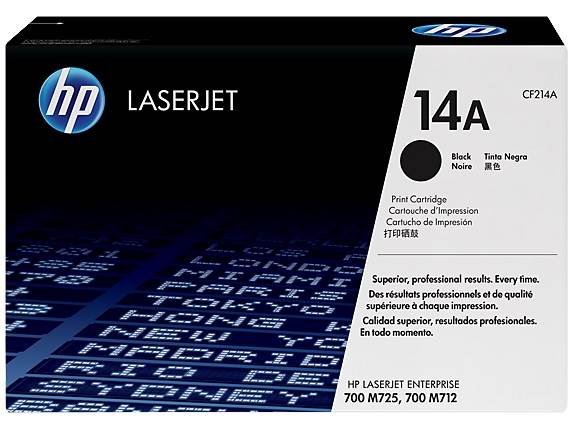HP CF214A 14A Black Original LaserJet Toner Cartridge(CF214A) - 1