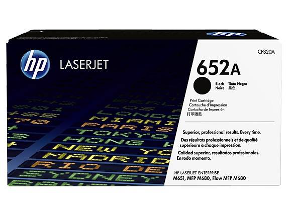 HP CF320A 652A Black Original LaserJet Toner Cartridge(CF320A) - 1