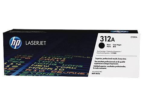 HP CF380A 312A Black Original LaserJet Toner Cartridge(CF380A) - 1
