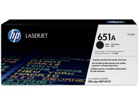 HP CE340A 651A Black Original LaserJet Toner Cartridge(CE340A) - 1