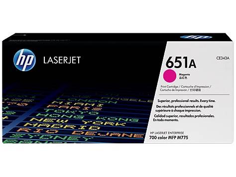 HP CE343A 651A Magenta Original LaserJet Toner Cartridge(CE343A) - 1