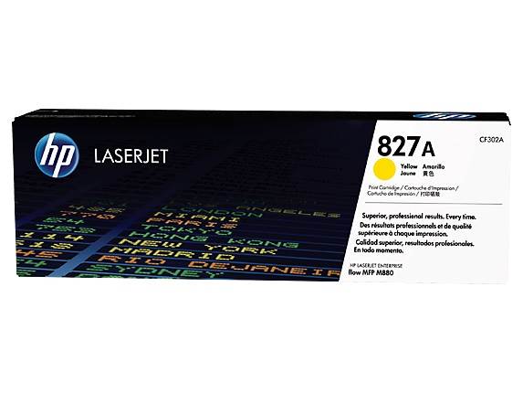 HP CF302A 827A Yellow Original LaserJet Toner Cartridge(CF302A) - 1