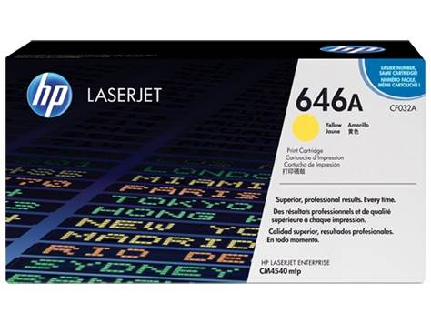 HP CF032A 646A Yellow Original LaserJet Toner Cartridge(CF032A) - 1