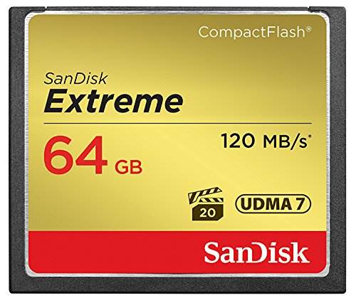 SanDisk 64GB Extreme CF CompactFlash Memory Card - 120MB/s(SDCFXSB-064G-G46) - 1