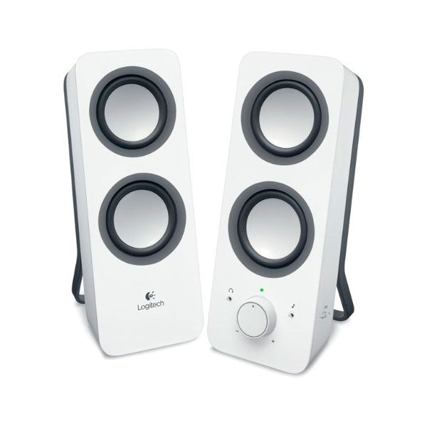Logitech Z200 Multimedia Speakers - Snow White(980-000851) - 2