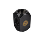 Thermaltake Pacific 4-Way G1/4 Connector Block - Black(CL-W034-CU00BL-A) - 2