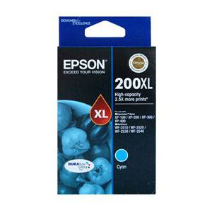 Epson 200 HY Cyan Ink Cart 450 pages Cyan(C13T201292) - 1