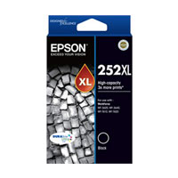 Epson 252 HY Black Ink Cart 1,100 pages Black(C13T253192) - 1