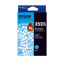 Epson 252 HY Cyan Ink Cart 1,100 pages Cyan(C13T253292) - 1