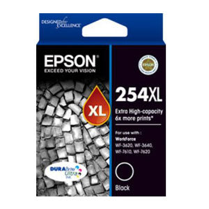 Epson 254XL High Yield Black Ink Cartridge 2,200 pages(C13T254192) - 1