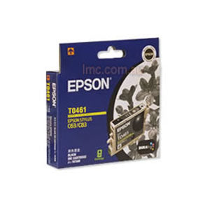 Epson T0461 Black Ink Cart 400 pages Black(C13T046190) - 1